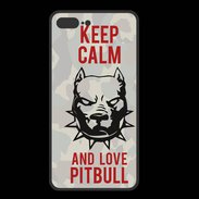Coque  Iphone 8 Plus PREMIUM Keep calm pitbull 1 ZG