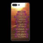 Coque  Iphone 8 Plus PREMIUM Message codé ZG