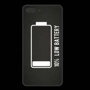 Coque  Iphone 8 Plus PREMIUM Low Battery noir ZG