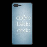 Coque  Iphone 8 Plus PREMIUM Apéro bédo dodo bleu ZG