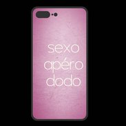 Coque  Iphone 8 Plus PREMIUM Sexo Apéro Dodo rose ZG