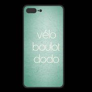Coque  Iphone 8 Plus PREMIUM Vélo Boulot Dodo Vert ZG