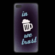 Coque  Iphone 8 Plus PREMIUM In Beer We trust bleu ZG
