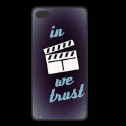 Coque  Iphone 8 Plus PREMIUM In Ciné We trust Bleu ZG