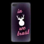 Coque  Iphone 8 Plus PREMIUM In Elan We trust Rouge ZG