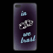 Coque  Iphone 8 Plus PREMIUM In Gamble We trust Bleu ZG
