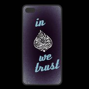 Coque  Iphone 8 Plus PREMIUM In Islam We trust Bleu ZG