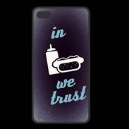 Coque  Iphone 8 Plus PREMIUM In Junk We trust Bleu ZG