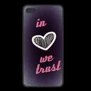 Coque  Iphone 8 Plus PREMIUM In Love We trust Rouge ZG
