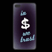 Coque  Iphone 8 Plus PREMIUM In Money We trust Bleu ZG