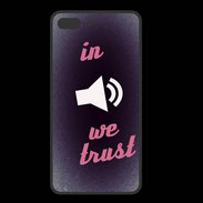 Coque  Iphone 8 Plus PREMIUM In Music We trust Rouge ZG