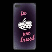Coque  Iphone 8 Plus PREMIUM In Queen We trust Rouge ZG