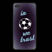 Coque  Iphone 8 Plus PREMIUM In Soccer We trust Bleu ZG