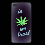 Coque  Iphone 8 Plus PREMIUM In Weed We trust Vert ZG
