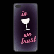 Coque  Iphone 8 Plus PREMIUM In Wine We trust Rouge ZG