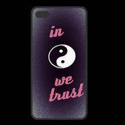 Coque  Iphone 8 Plus PREMIUM In Zen We trust Rouge ZG