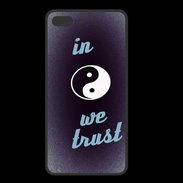 Coque  Iphone 8 Plus PREMIUM In Zen We trust Bleu ZG