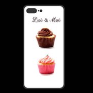 Coque  Iphone 8 Plus PREMIUM Cupcake lui et moi PR