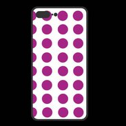 Coque  Iphone 8 Plus PREMIUM pois framboise