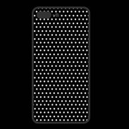 Coque  Iphone 8 Plus PREMIUM pois noir & blanc