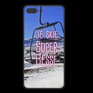 Coque  Iphone 8 Plus PREMIUM Je skie Super-Besse ZG