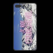 Coque  Iphone 8 Plus PREMIUM Je ride Courchevel ZG
