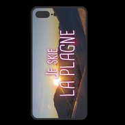 Coque  Iphone 8 Plus PREMIUM Je skie La Plagne ZG