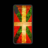 Coque  Iphone XS PREMIUM Drapeau Basque Vintage