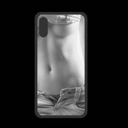 Coque  Iphone XS PREMIUM Charme en noir et blanc 5