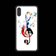 Coque  Iphone XS PREMIUM Clé de sol en dessin 25