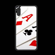 Coque  Iphone XS PREMIUM Poker 4 as