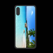 Coque  Iphone XS PREMIUM Belle plage