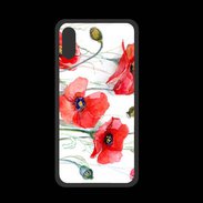 Coque  Iphone XS PREMIUM Fleurs en peinture 250