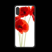 Coque  Iphone XS PREMIUM Coquelicots en peinture 150