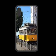 Coque  Iphone XS PREMIUM Tramway de Lisbonne au Portugal