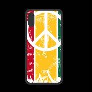 Coque  Iphone XS PREMIUM Rasta Peace and Love 15