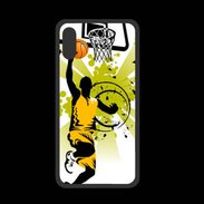 Coque  Iphone XS PREMIUM Basketteur en dessin