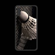 Coque  Iphone XS PREMIUM Volant de Badminton en noir et blanc