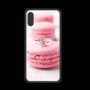 Coque  Iphone XS PREMIUM Amour de macaron
