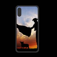 Coque  Iphone XS PREMIUM Silhouette d'un toréador