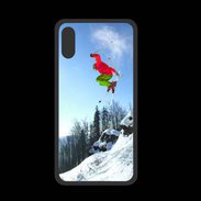 Coque  Iphone XS PREMIUM Ski freestyle en montagne 10