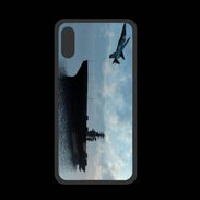 Coque  Iphone XS PREMIUM Porte avion 1