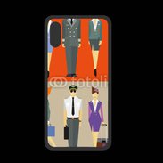 Coque  Iphone XS PREMIUM Commandant de bord et hôtesse de l'air 2