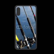 Coque  Iphone XS PREMIUM Cannes à pêche de pêcheurs