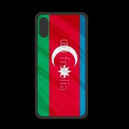 Coque  Iphone XS PREMIUM Drapeau Azerbaidjan