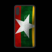 Coque  Iphone XS PREMIUM Drapeau Birmanie