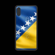 Coque  Iphone XS PREMIUM Drapeau Bosnie