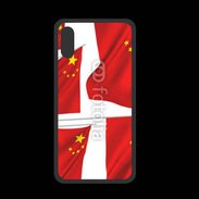 Coque  Iphone XS PREMIUM drapeau Chinois