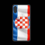 Coque  Iphone XS PREMIUM Drapeau Croatie