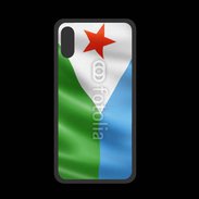 Coque  Iphone XS PREMIUM Drapeau Djibouti